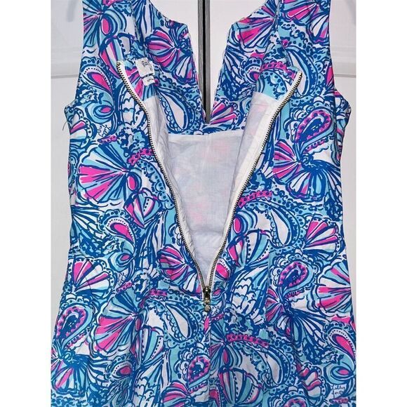Lilly Pulitzer for Target Women's Shift Dress Size 10 Fan Print Sleevele… - Picture 8 of 10